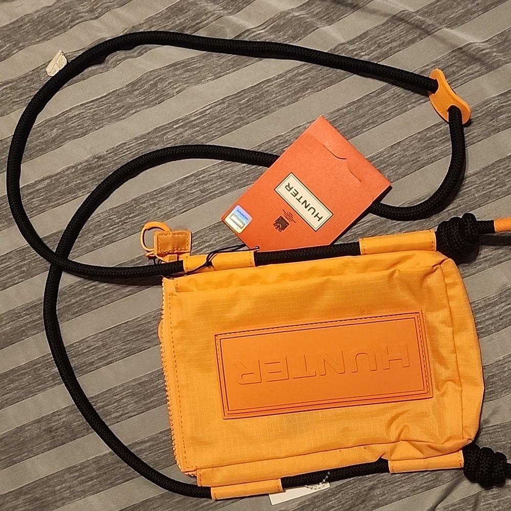 Travel Ripstop Recycled Nylon Phone Pouch - Orange Freya